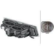 Hella Front Left Fog Light H7/H3 1NL 010 477-211
