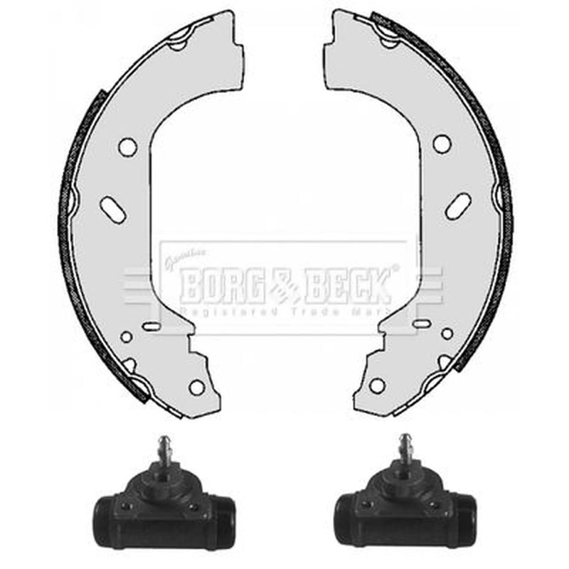 Borg & Beck Brake Shoe Set Axle Kit BBS1115K