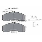 Textar Front Brake Pad Set 2932701