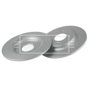 Borg & Beck 2 x Solid Rear Brake Discs BBD5661
