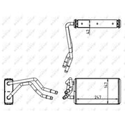 NRF Heater Matrix Core Heat Exchanger 54227