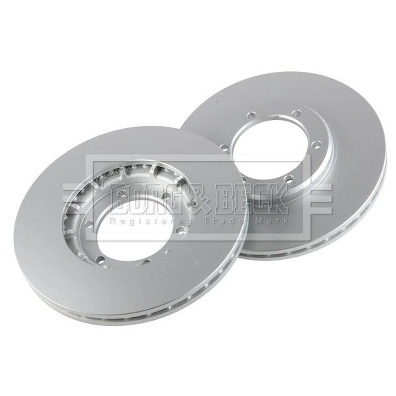 Borg & Beck 2 x Vented Front Brake Discs BBD5029