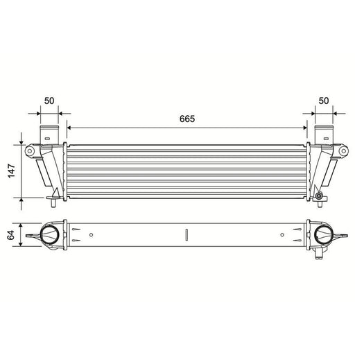 Valeo Intercooler (Charge Air Cooler) 822987