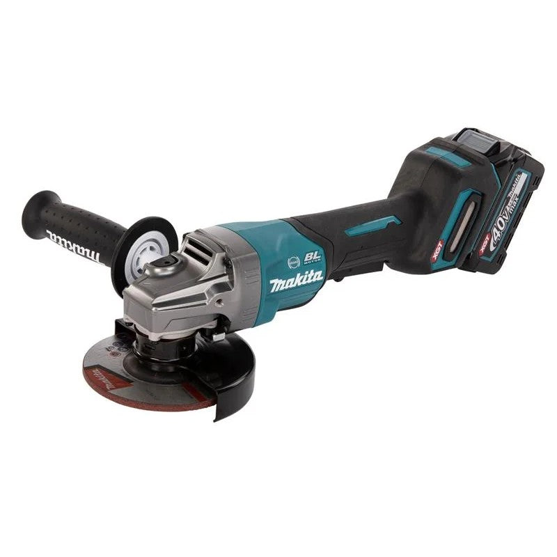 Makita GA013GD201 XGT 40Vmax BL Paddle Switch Grinder 125mm 40V 2 x 2.5Ah Li-ion