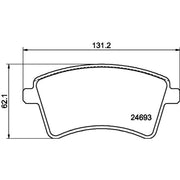 DON Front Brake Pad Set PCP1221