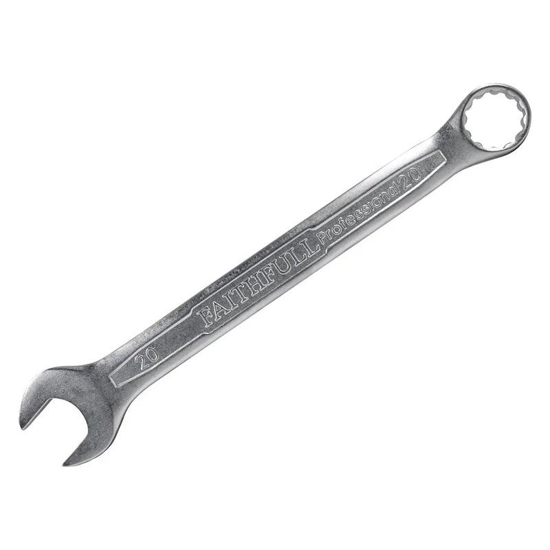 Faithfull Combination Spanner CV Satin Finish (group 1) 6-25mm