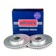 Borg & Beck 2 x Vented Front Brake Discs BBD4317