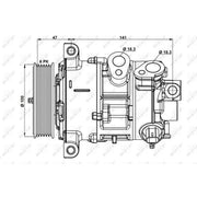 NRF Air Conditioning Compressor 32882