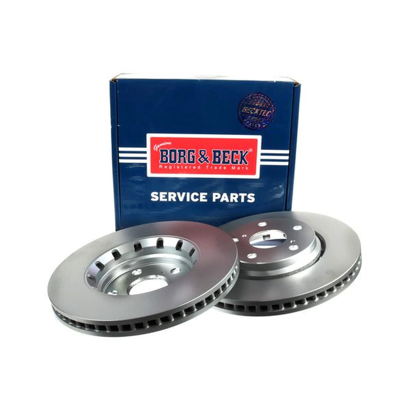 Borg & Beck 2 x Vented Front Brake Discs BBD6315