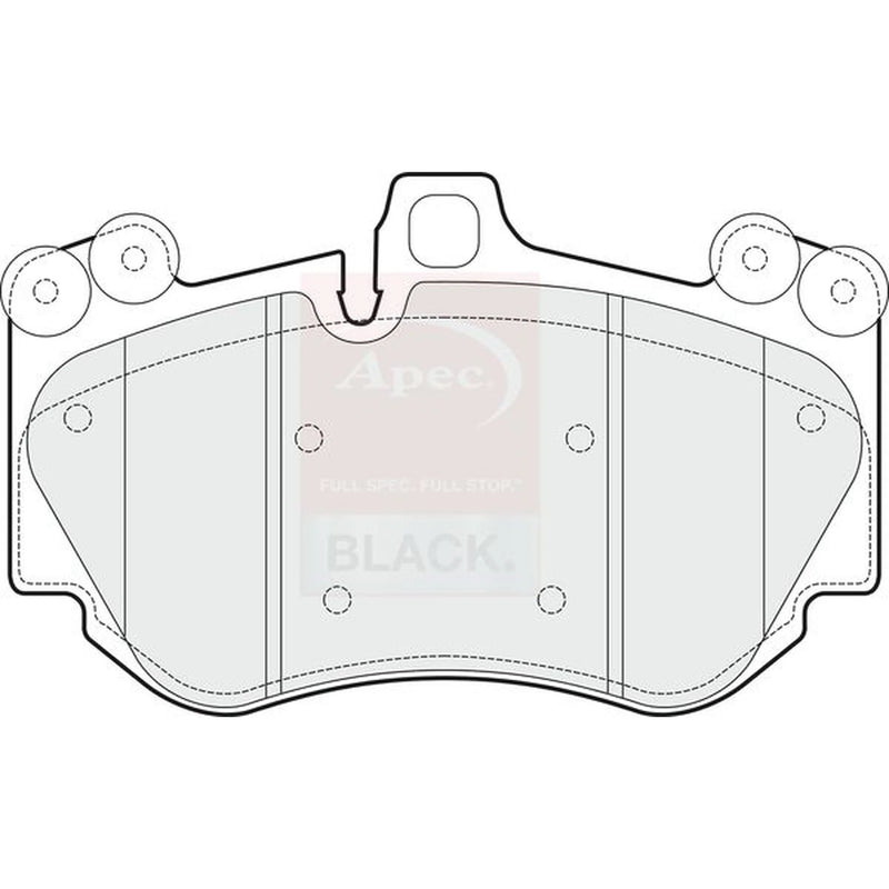 Apec Front Brake Pad Set PAD1483B