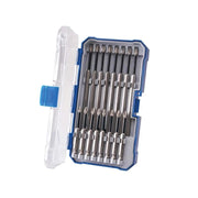 Faithfull Long Impact Bit Set in Case, 16 Piece - FAISBSET16I