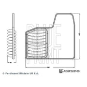 Blue Print Engine Air Filter ADBP220109