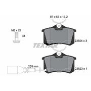 Textar Rear Brake Pad Set 2382301