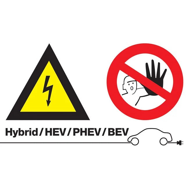 Laser Tools High Voltage/No Admittance Sign (without text) - PL