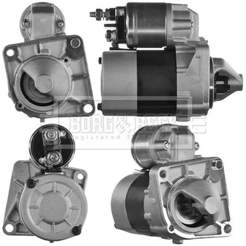 Borg & Beck Starter Motor 12V 0.9kW 8 Teeth BST2118