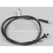 Borg & Beck Handbrake Cable Left Rear BKB2453