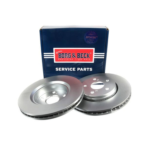 Borg & Beck 2 x Vented Front Brake Discs BBD5502