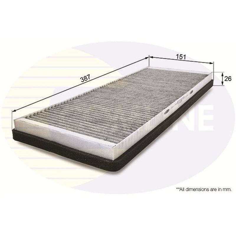 Comline Cabin Air Filter (Pollen Filter) EKF125A