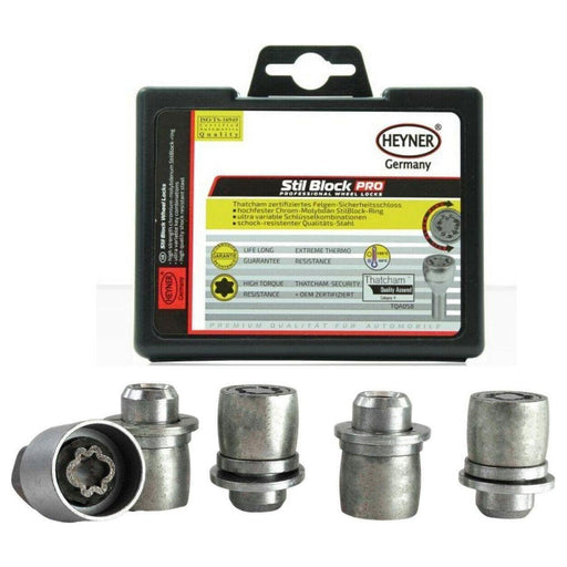 Outlet Locking Wheel Nuts M12X1.5 And Removal Key 582/5 Fits Mitsubishi L200 Heyner Germany  - Town Parts