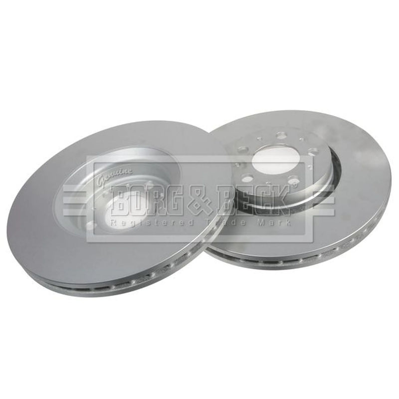 Borg & Beck 2 x Vented Front Brake Discs BBD4389