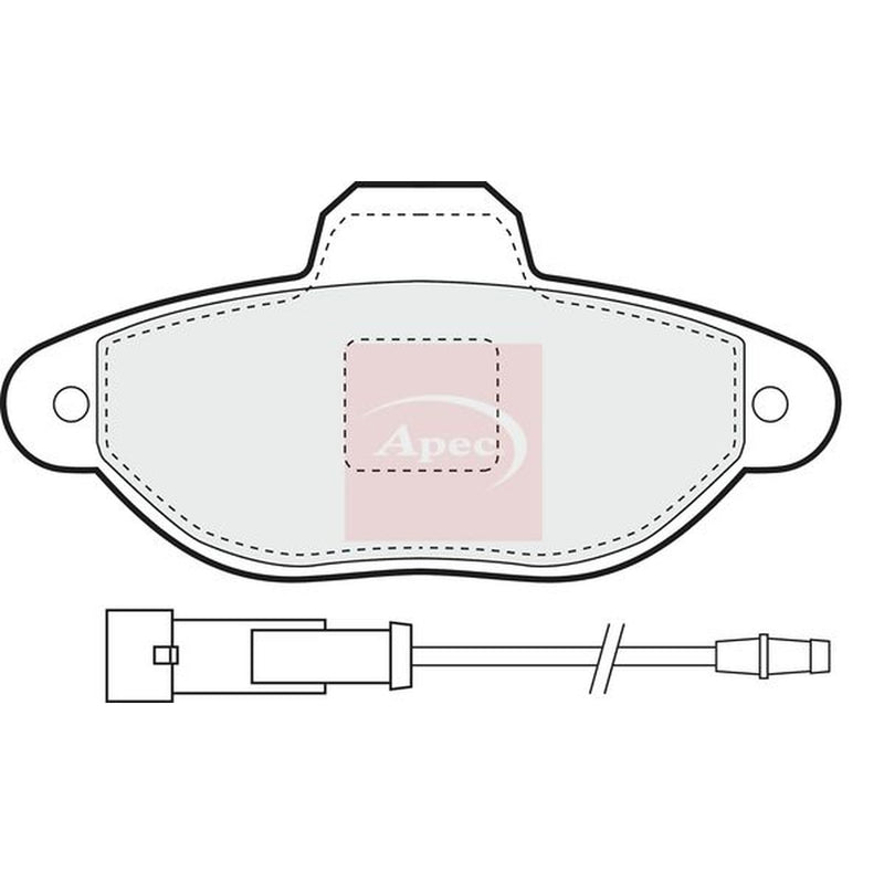 Apec Front Brake Pad Set PAD812