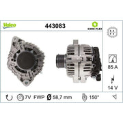 Valeo Car Alternator 12V 443083