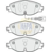 NAPA Front Brake Pad Set NBP1437