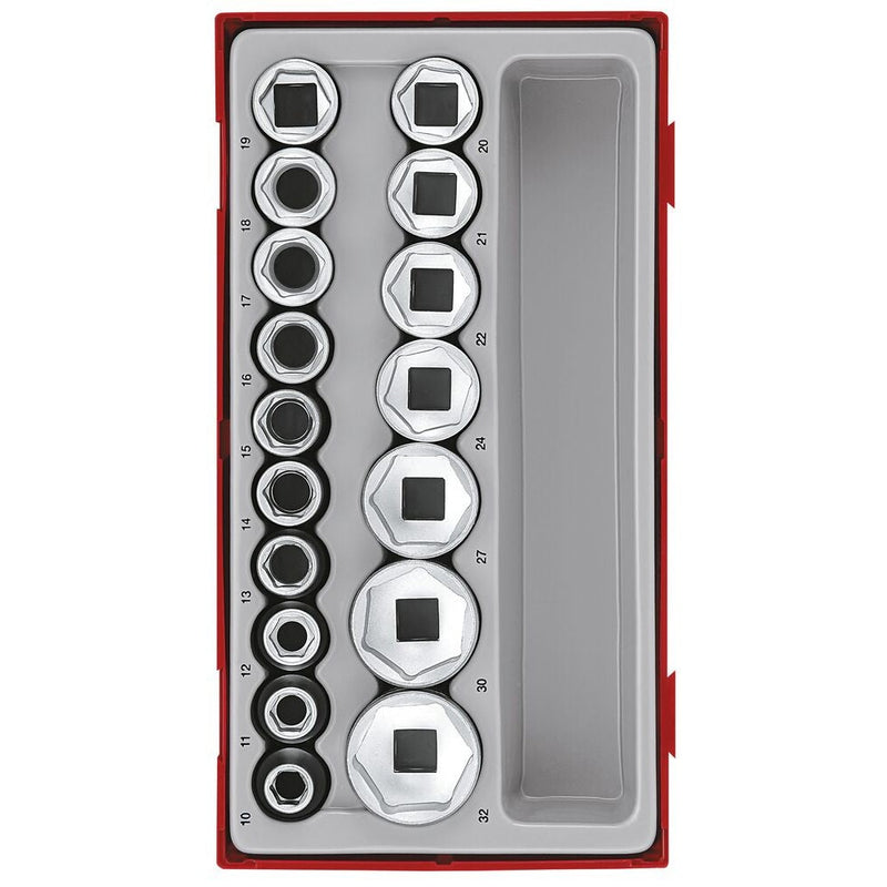 Teng Tools Socket Set 1/2" Drive 17 Pieces TT1