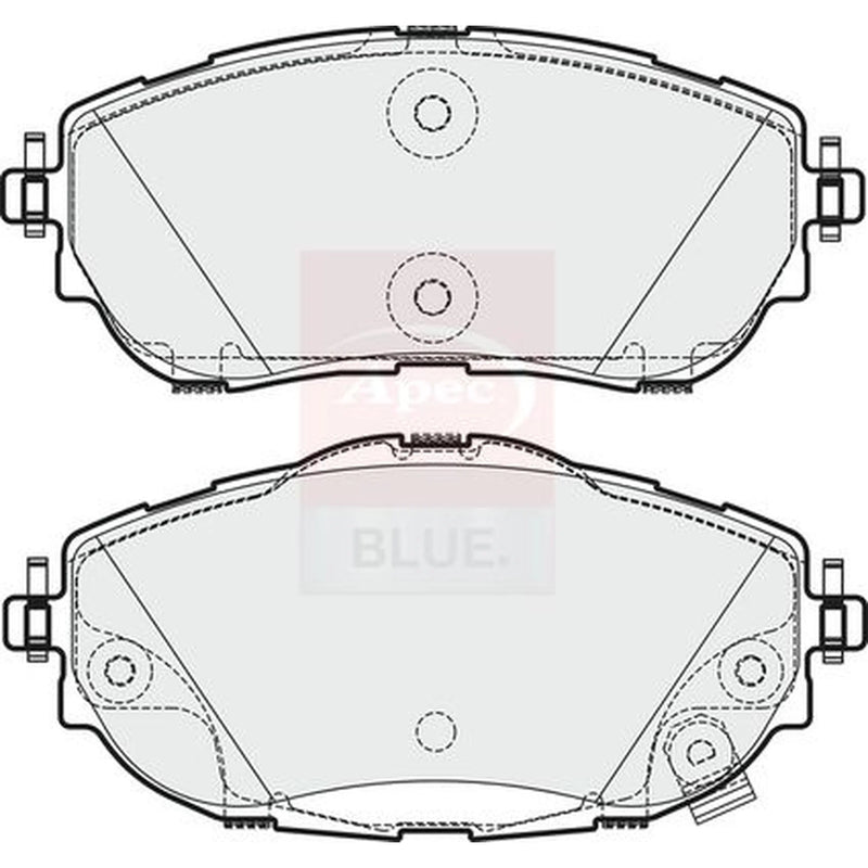 Apec Front Brake Pad Set PD3745