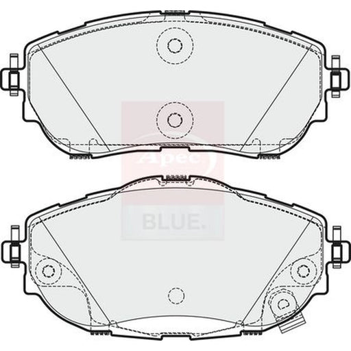 Apec Front Brake Pad Set PD3745