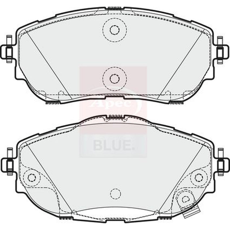 Apec Front Brake Pad Set PD3745