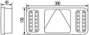 Hella 2VP 345 900-141 Tail Light Assembly