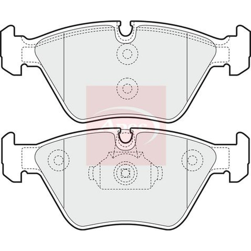 Apec Front Brake Pad Set PAD1432