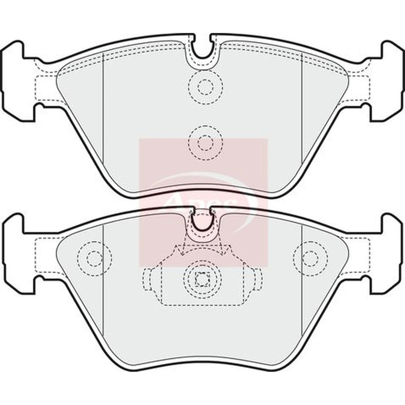 Apec Front Brake Pad Set PAD1432