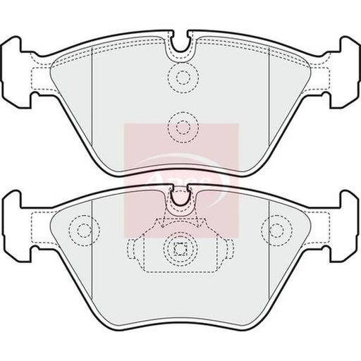 Apec Front Brake Pad Set PAD1432