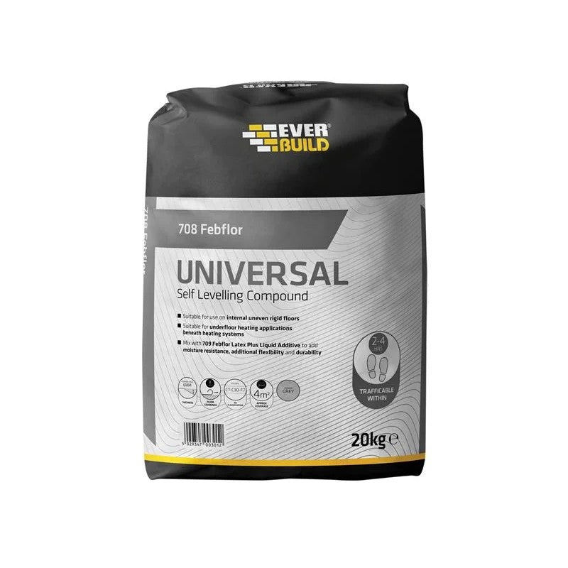 Everbuild Sika 708 Febflor Self Level Compound 20kg - 620324