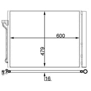 Mahle Air Conditioning Condenser AC 463 000S