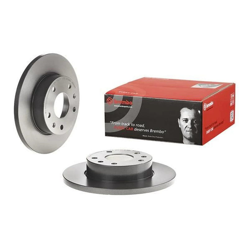 Brembo 2 x Solid Front Brake Discs 08.7814.11