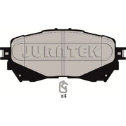 Juratek Front Brake Pad Set JCP8122