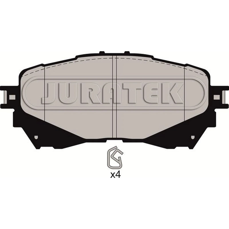Juratek Front Brake Pad Set JCP8122
