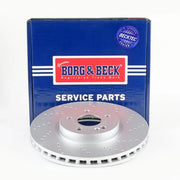 Borg & Beck 2 x / Front Brake Discs BBD6280S