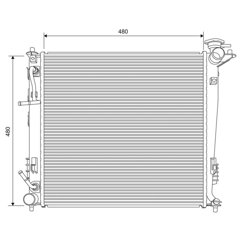 Valeo Engine Radiator 701630