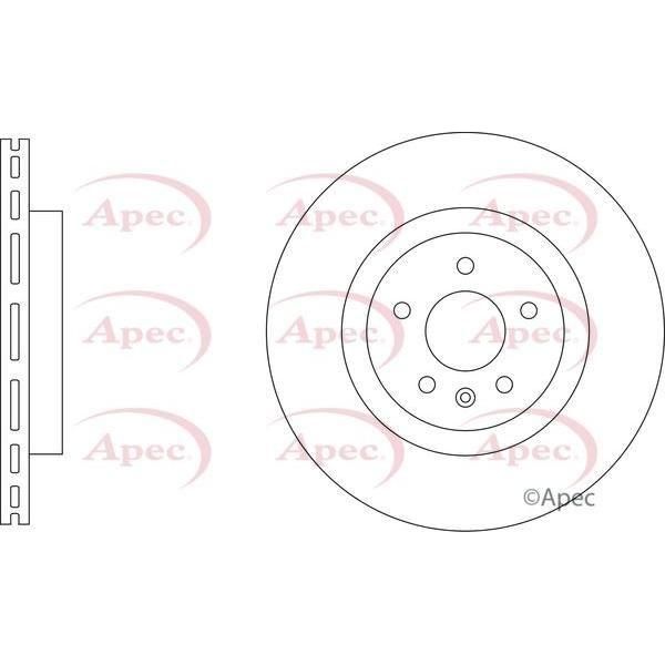 APEC Brake Disc (Front) (Single) DSK3632 fits Mini Apec  - Town Parts