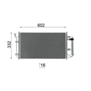 Mahle Air Conditioning Condenser AC 1050 000S