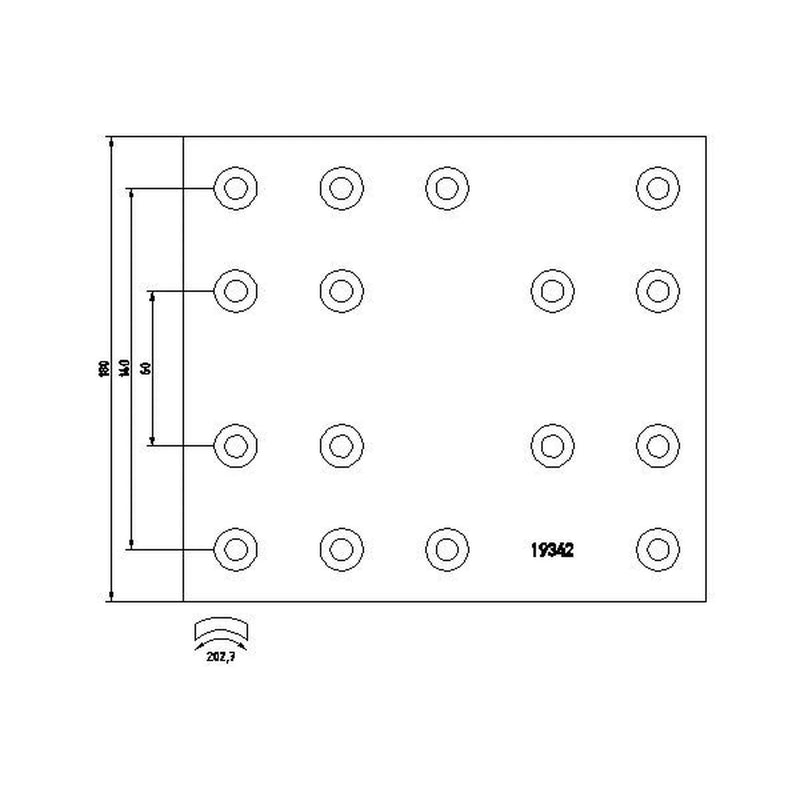 DON Don Cv Brake Lining Set PB252S7141