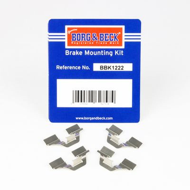 Borg & Beck Brake Pad Accessory Fitting Kit Rear BBK1222
