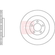 Apec 2 x Vented Rear Brake Discs DSK3200