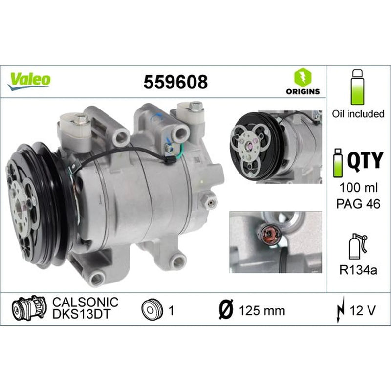 Valeo Air Conditioning Compressor 559608
