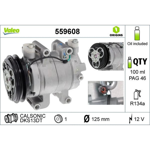 Valeo Air Conditioning Compressor 559608