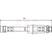 Apec Brake Hydraulic Hose Line Rear HOS3551